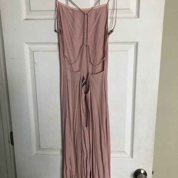 RARE blush pink midi Reformation dress - Picture 3 of 5